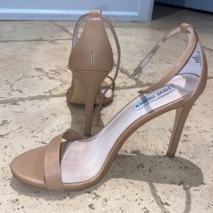 Beige Steve Madden stilettos.